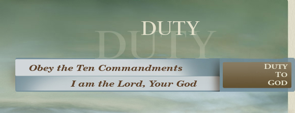 Duty - Duty to God